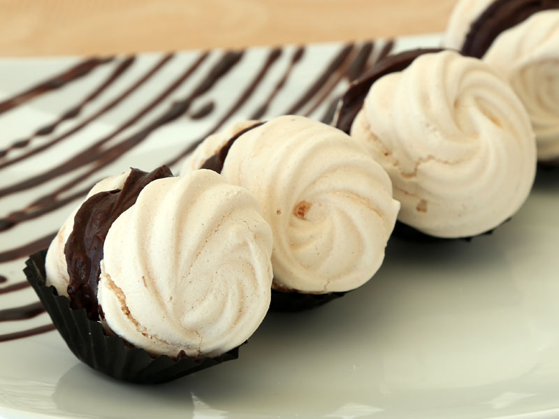 Merenguitos con Crema Truffa